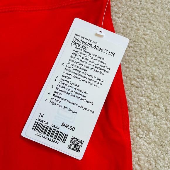 NWT Lululemon Align HR pant 28 - Picture 2 of 3